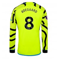 Camiseta Arsenal Martin Odegaard #8 Visitante Equipación 2023-24 manga larga